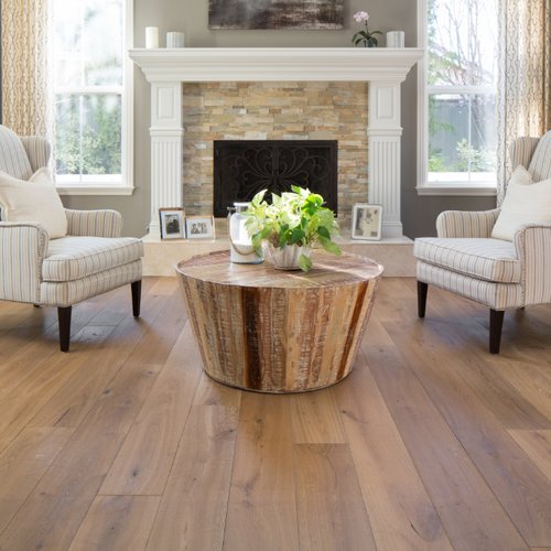 Scratch resistant hardwood flooring