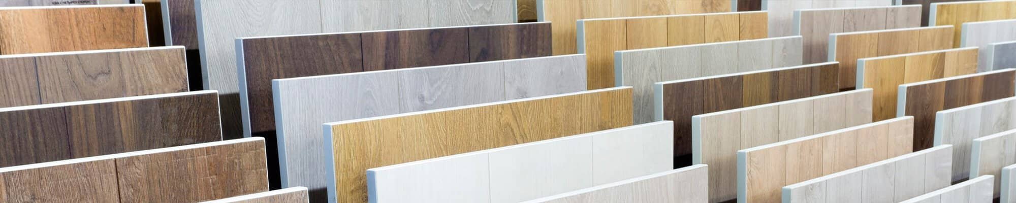 Flooring samples display in a Solana Beach CA Showroom