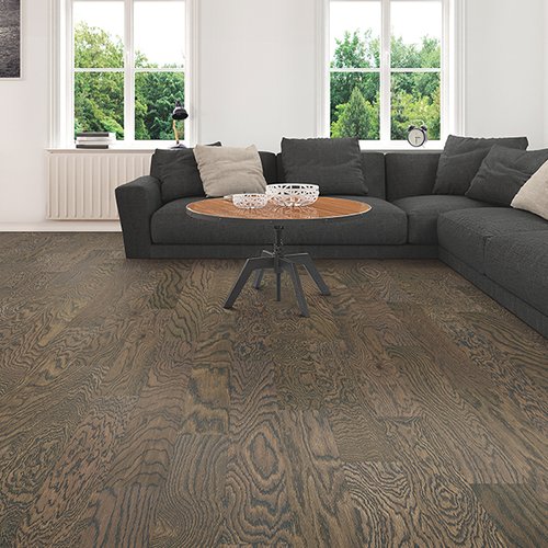Dark wood floors by Solana Flooring