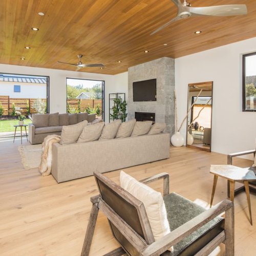 Light hardwood flooring by Solana Flooring