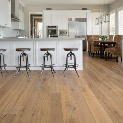 Trendy home in Solana Beach, CA with durable wood flooring