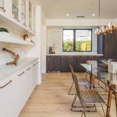 Modern dining room with Solana Flooring installed