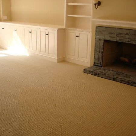 Carpet in a bright living room by Solana Flooring