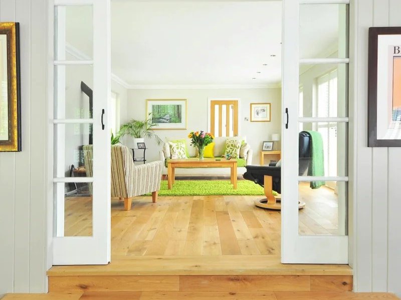 Modern home in Solana Beach, CA with new durable flooring